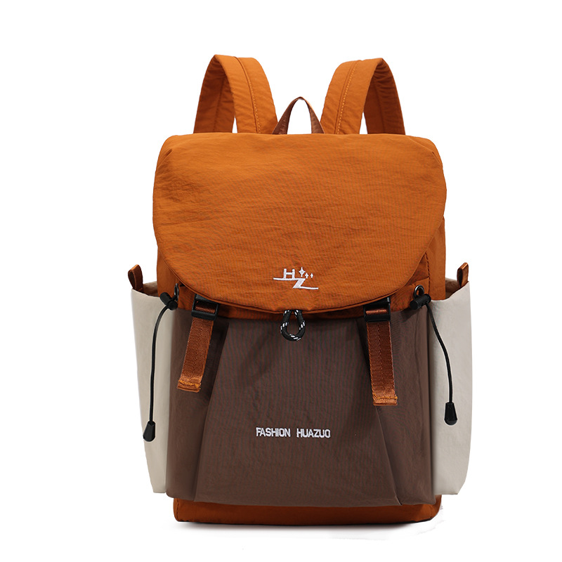 Al por mayor transfronterizo nueva mochila de estudiantes de secundaria a prueba de salpicaduras, mochila de estudiantes de secundaria ligera, mochila de gran capacidad