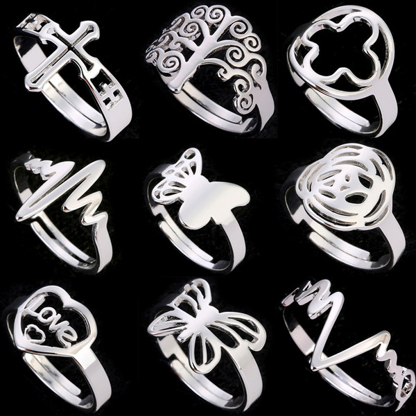 One size creative ring stainless steel