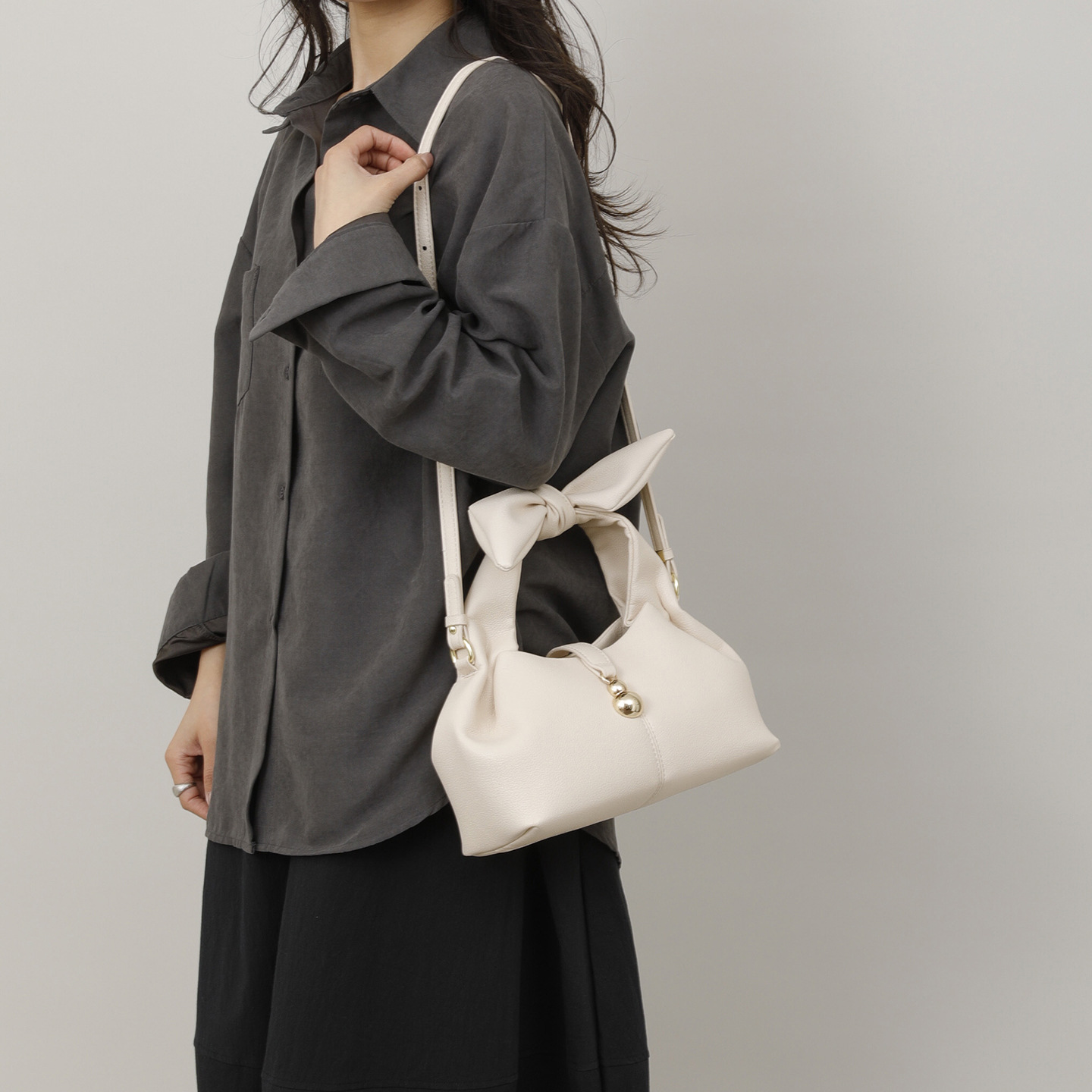 Coreana retro nicho nubes bolsas de mujer arco universal bolsas de mochila diarias de viaje de moda bolsas de hombro bolsas de bolsas de bolsas