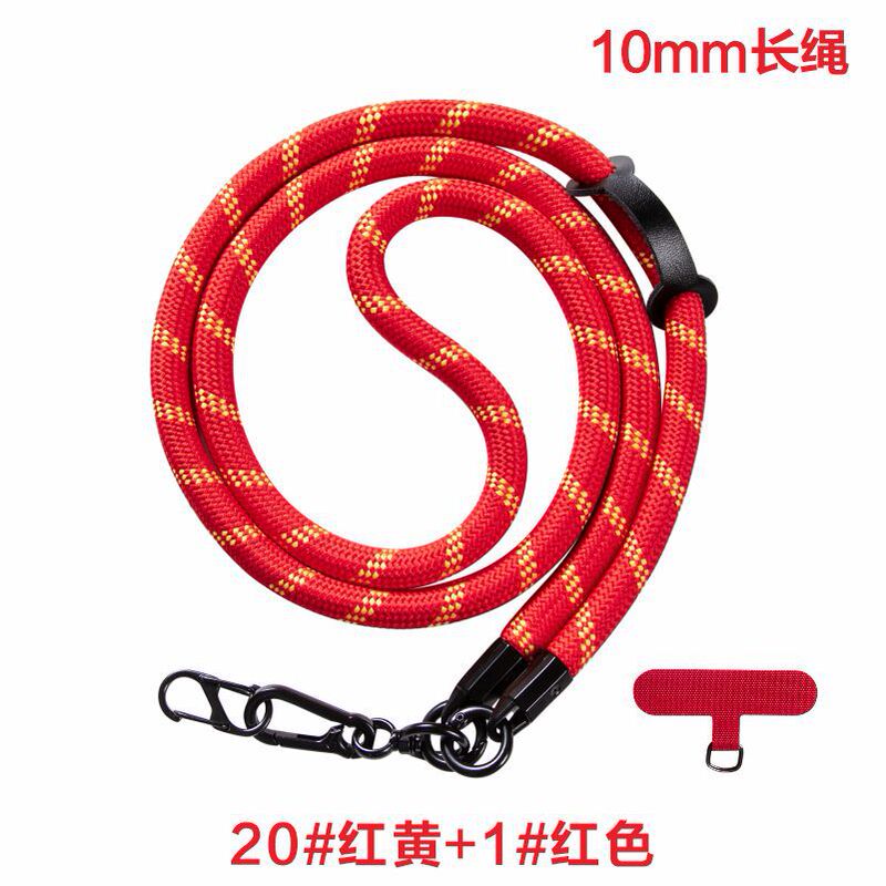 携帯電話のストラップの斜め掛けの10mmの首掛けの太い編みの携帯電話のストラップの多機能の斜め掛けのストラップのポリエステルの携帯電話のストラップ|undefined
