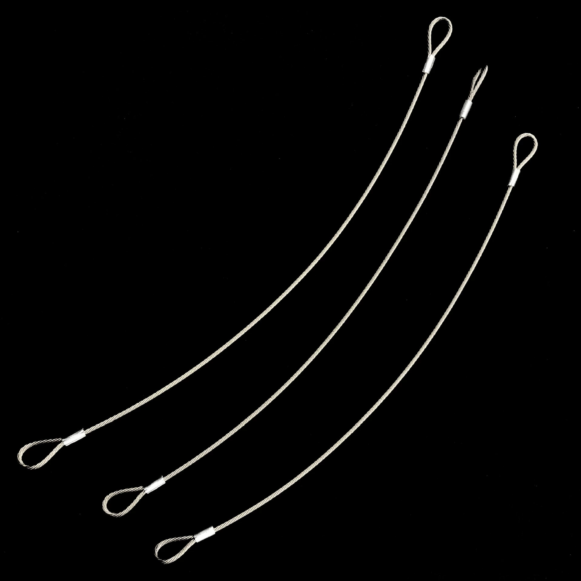 Фабрика прямых продаж из нержавеющей стали стальной проволочный канат алюминиевый клеммный контур безопасности оцинкованный провод