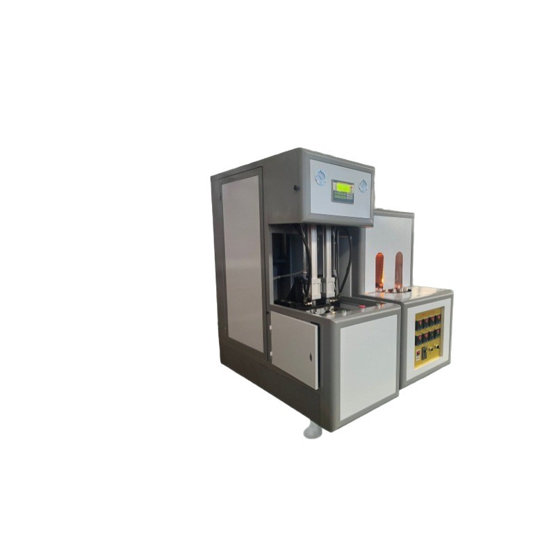 Máquina de soplado semiautomático de plástico PET de suministro directo de 3 litros de tamaño pequeño equipo de soplado de botellas de agua mineral