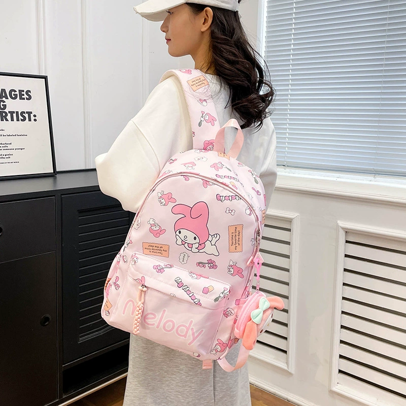 Sanrio новый студенческий школьный портфель мультфильм милый большой сумка на плечо легкий водонепроницаемый рюкзак для студентов CUHK