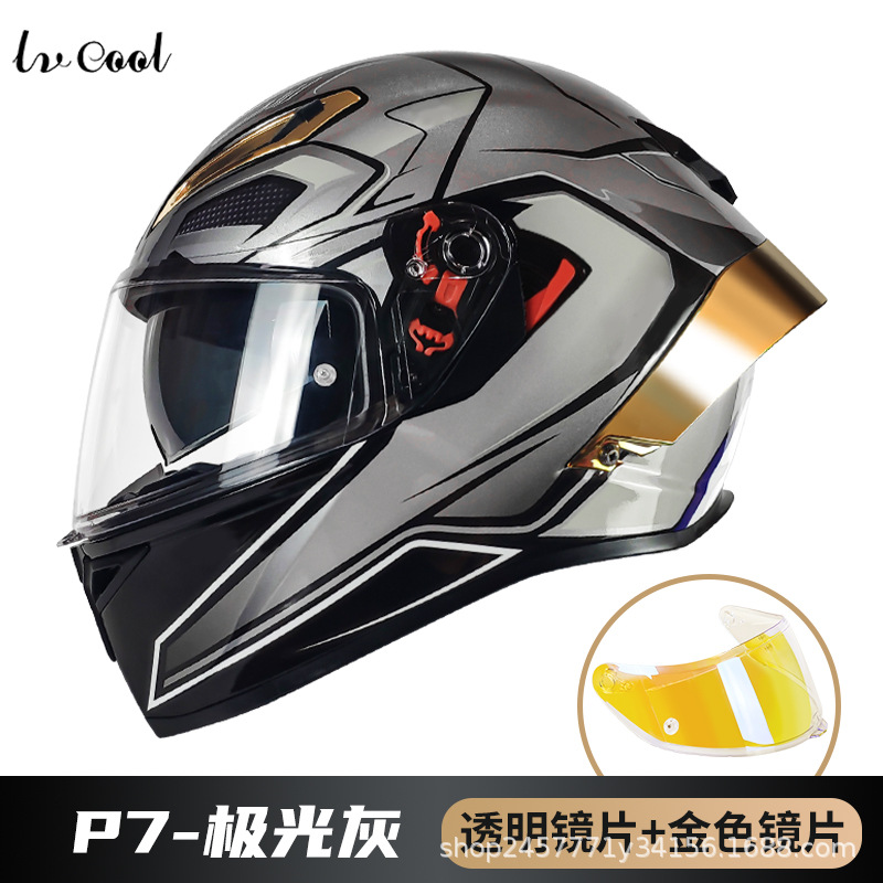 3C certificado casco de la motocicleta de fábrica al por mayor DOT Comercio exterior casco Nacional Estándar Clase A Four Seasons Universal