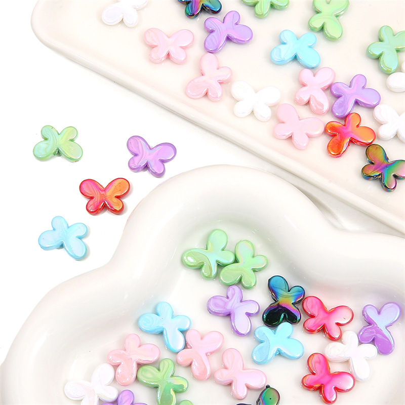 10 Pieces Arylic Butterfly Beads display picture 2
