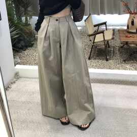 纸袋气球裤2025秋季时尚百搭宽松慵懒立体显瘦休闲阔腿裤