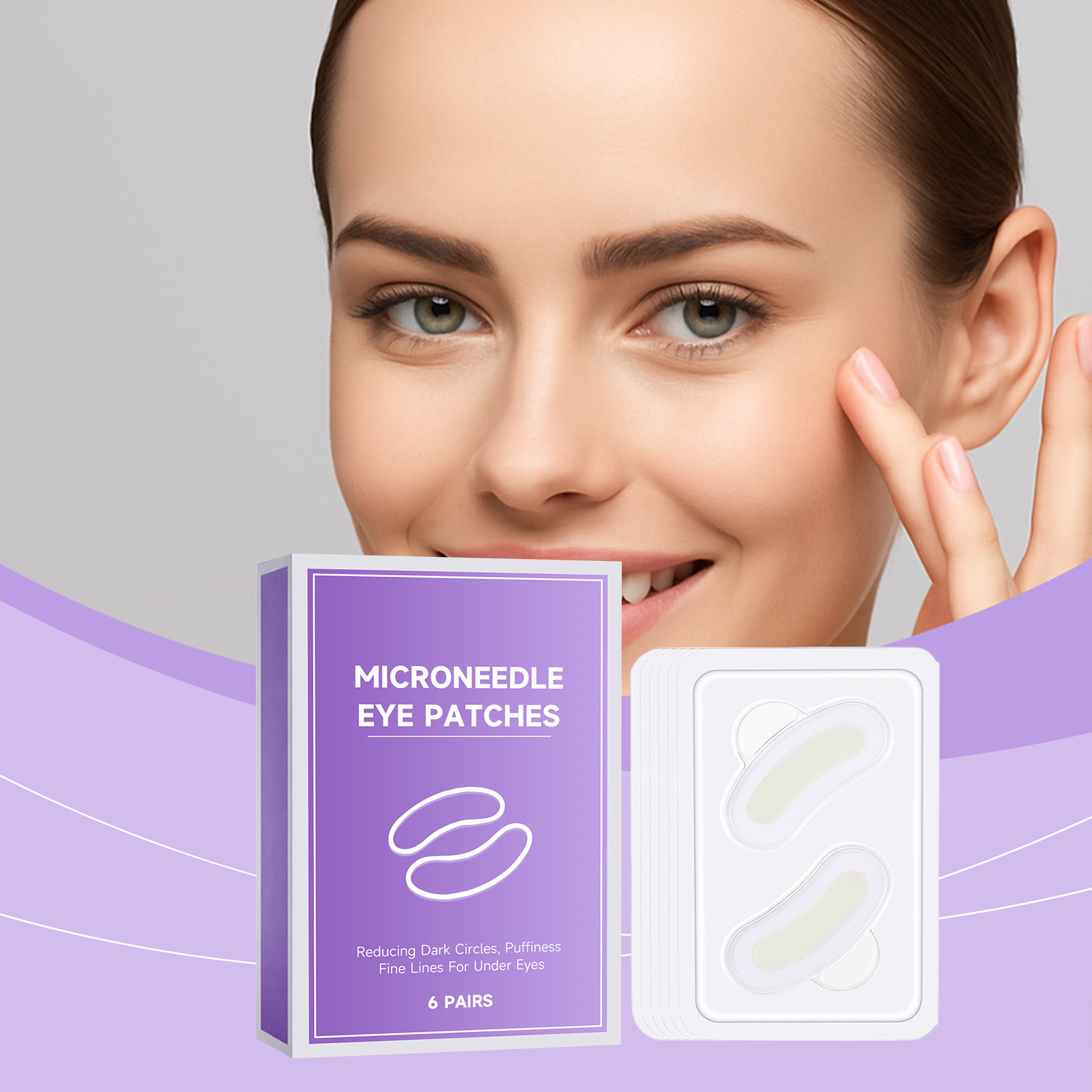Moisturizing Eye Mask Patches, Gentle and Hydrating for the Skin Around the Eyes, Leaving It Shiny, Smooth, Delicate, Soft, and Skin-Friendly, Suitable for Daily Care