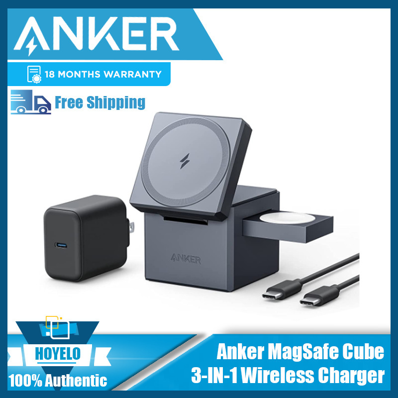 Anker Anker Three-In-One Magnetic Rubik's Cube Magnetic Wireless Charger Is Suitable for Apple Magsafe Stand