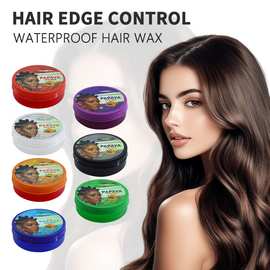 跨境爆款Hair Styling Wax发蜡彩色清香水果味持久保湿定型发泥