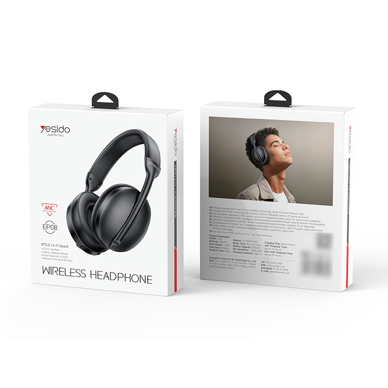 Yesido電気競争無線ゲームのヘッドセットANCが積極的に長く持続するbluetoothヘッドセットのクロスボーダー代発|undefined