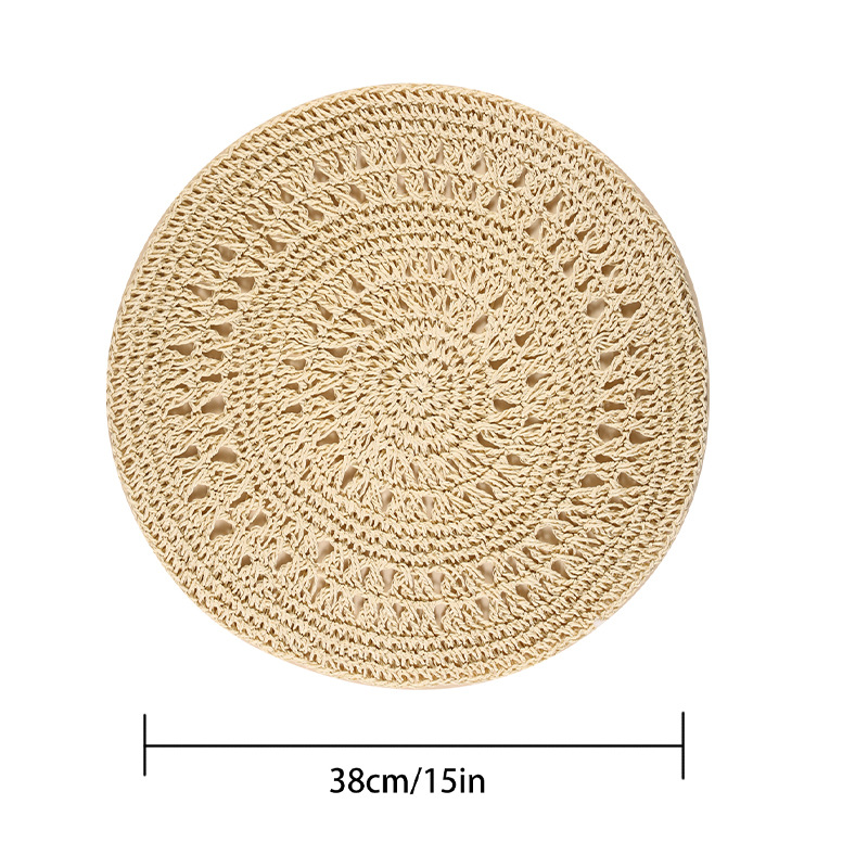 Comercio electrónico transfronterizo exclusivo para colchones aislantes de color natural japonés almohadillas de yute ecológicas almohadillas de maíz almohadillas de tazón de cuero almohadillas de agua