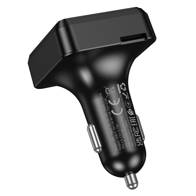 E89 Tuchang 45W (1A1C) Car Bluetooth Fm Transmitter Supports Bluetooth Tf Card/U Disk Playback Output