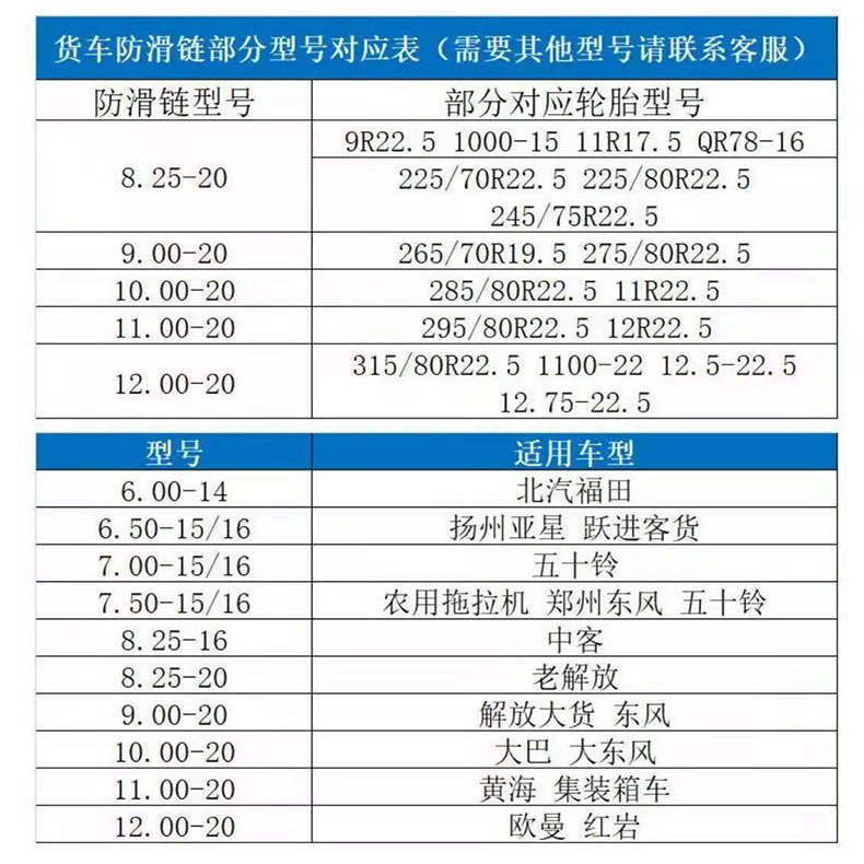 The complete set of large and small trucks 2023 new snow chain pickup truck truck agricultural vehicle special thick encryption tire snow chain