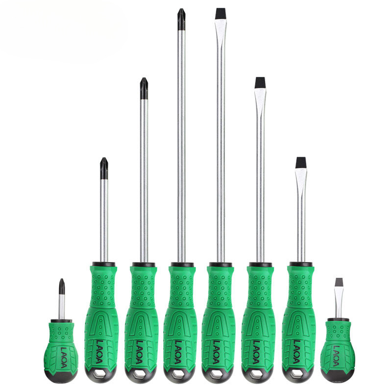 Old A destornillador industrial cruzada un tornillo lote destornillador pequeño conjunto de destornillador super duro con magnetismo