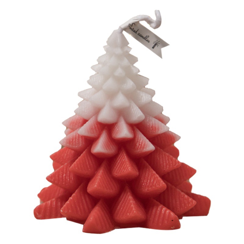 Vela Aromática de Árbol de Navidad de Cera Mezclada de Soja para Navidad