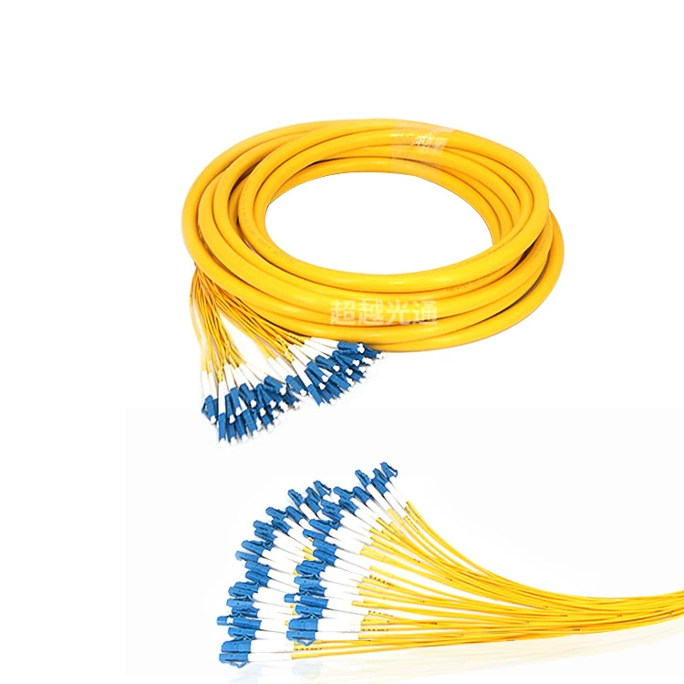 Скачка стекловолокна пачки оптического кабеля FC/LC/SC/ST ветви пачки 24 сердечников фабрики сразу однорежимная