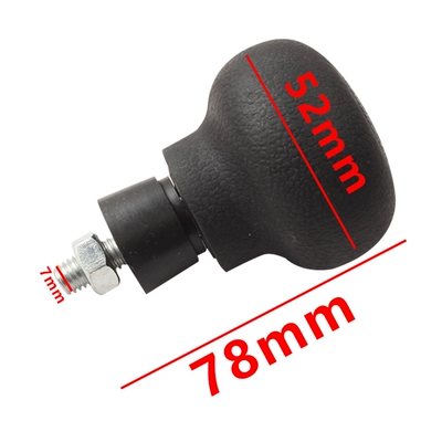 Suitable for Lonking Xiamen Liulin Xcmg 50 30 Loader Forklift Steering Wheel Hand Ball Head Handle Booster (Steering wheel booster) - black-model-1-pack