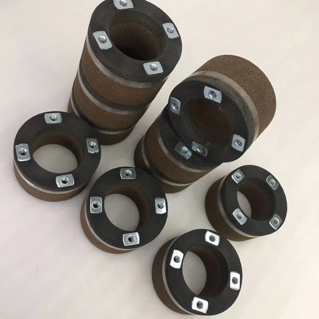 科美砂轮厂树脂白刚玉砂轮螺栓紧固筒型沙轮白钢刀砂轮树脂砂轮