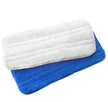 OQ5M批发木地板打蜡专用平板拖把头配件白色静电布磁化清洁布粘贴