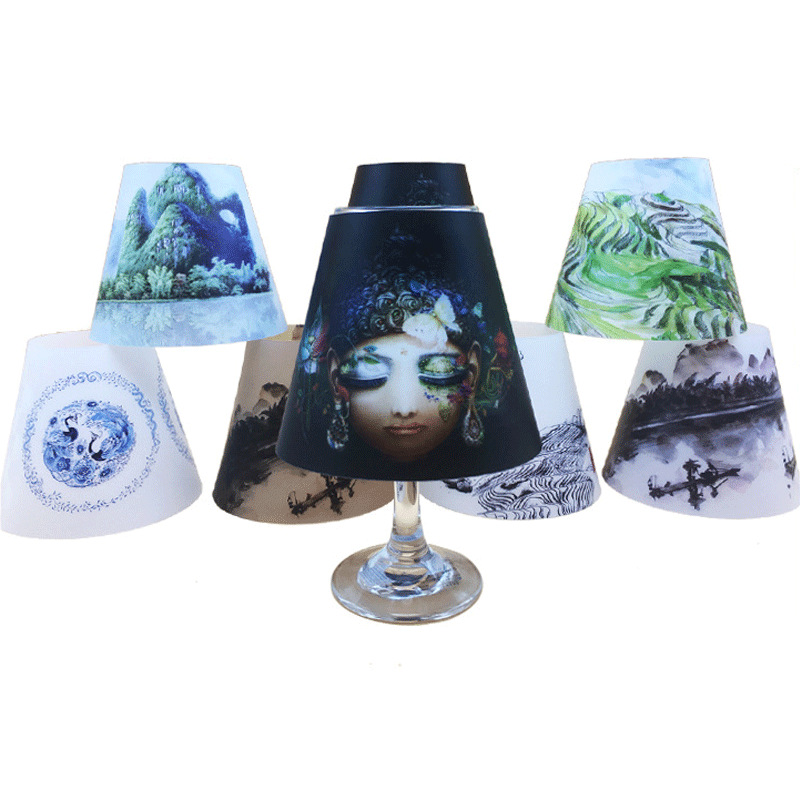 深圳厂家直供 台灯灯罩PP磨砂UV印刷 照明塑料灯罩 可加LOGO