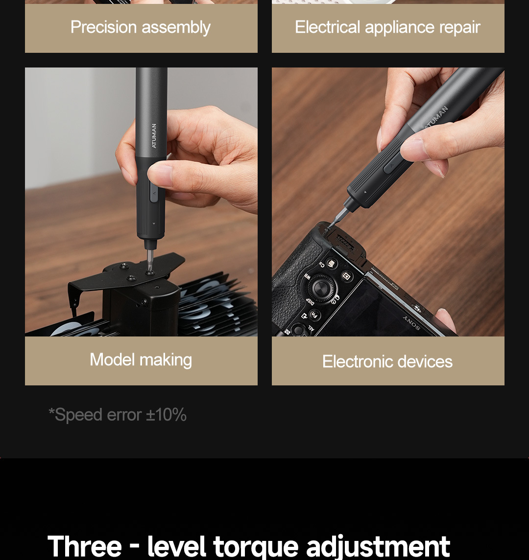 Electric screwdriver set, cross-border special supply for DIY tool boxes, DUKA brand factory direct sales.