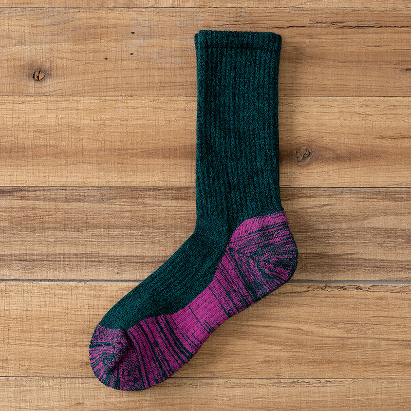 Winter men's wool sports socks thick wool socks thick terry socks men's mid tube socks super thick wool socks_voghion.com