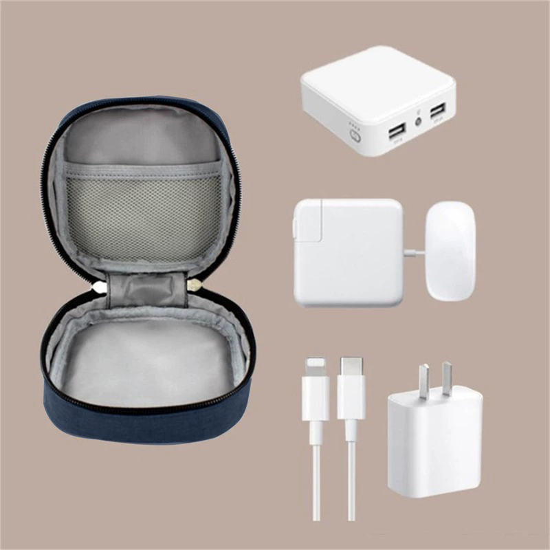 Трансграничная горячая распродажа, простой портативный кабель для передачи данных, сумка для хранения мыши для наушников, сумка для адаптера для ноутбука Apple, сумка для питания