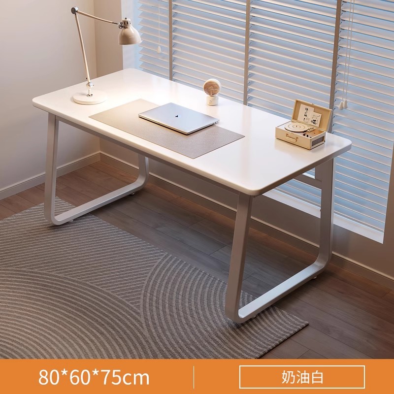 Escritorio Dormitorio Estudio para estudiantes Escritorio de aprendizaje de escritura Estilo crema Hogar Escritorio de computadora de escritorio simple Escritorio de oficina