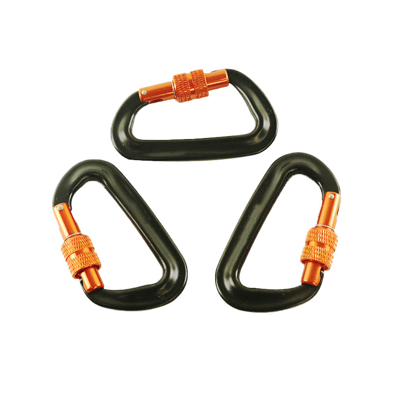 Aluminio de aviación de alta resistencia/6061 hamaca gancho mosquetón aleación de aluminio cerradura hebilla