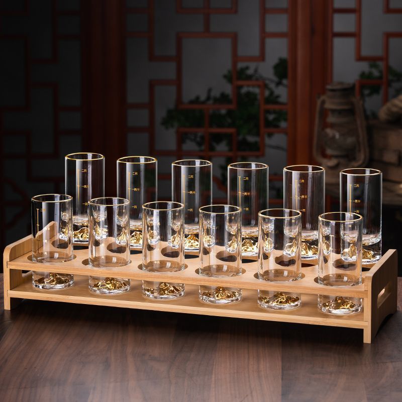 금산+ 0.1kg컵 12개+대나무 스탠드-