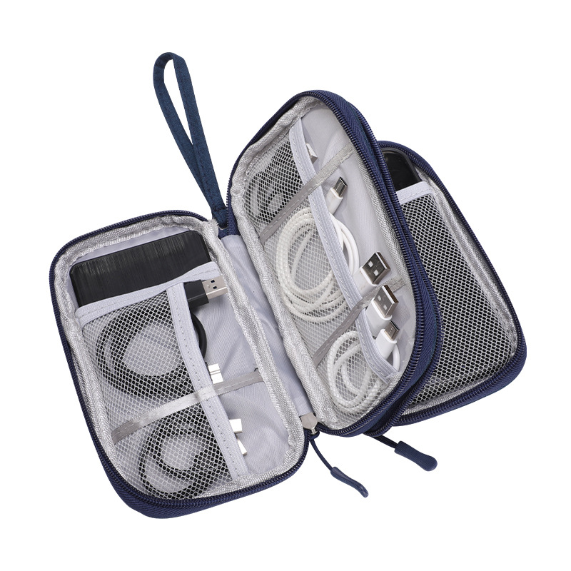 In-Stock Data Cable Bag, Data Cable Storage Bag, Earphone Bag, Charger, Mobile Phone Bag, Hard Drive, USB Flash Drive, Multi-Functional Storage