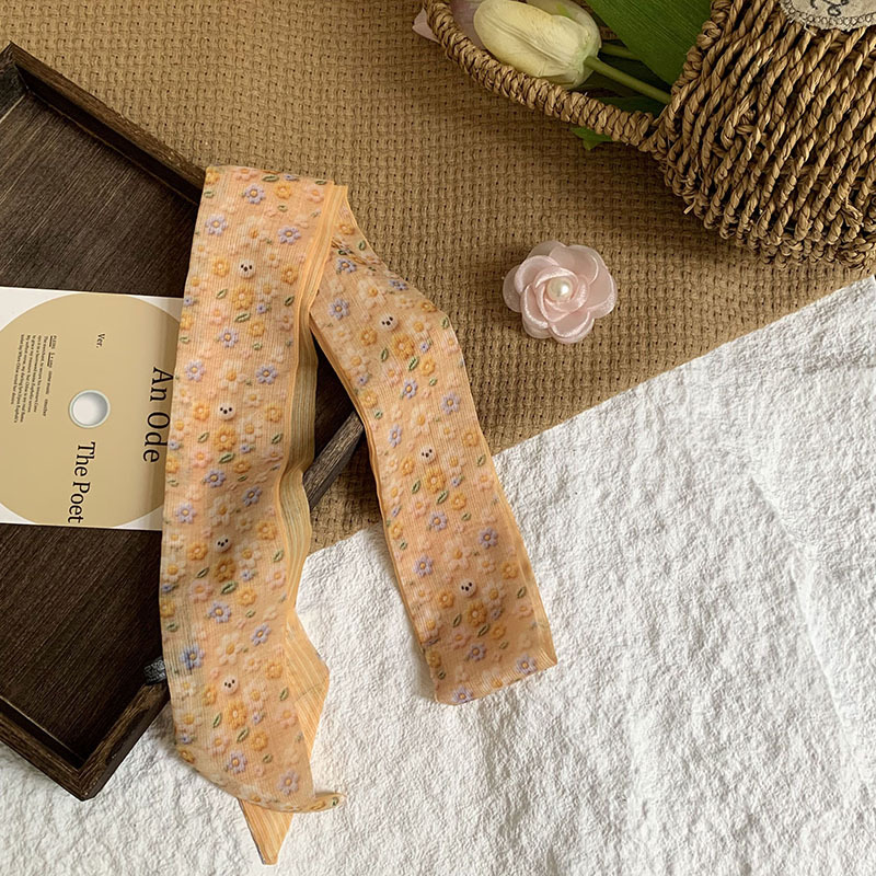 Bufanda de seda, bufanda pequeña de moda de alta gama, flor de todo fósforo, clip tridimensional, decoración de flores, serpentín, diadema