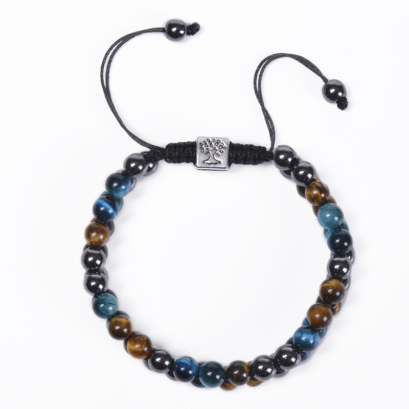 35g Weight Bracelets Classification 1 Piece Quantity Daily Occasion natural stone Material Gradient Color Pattern Unisex Gender Beaded Design Fashion Style Fashion Gradient Color Natural Stone Beaded Bracelets 1 Piece 5