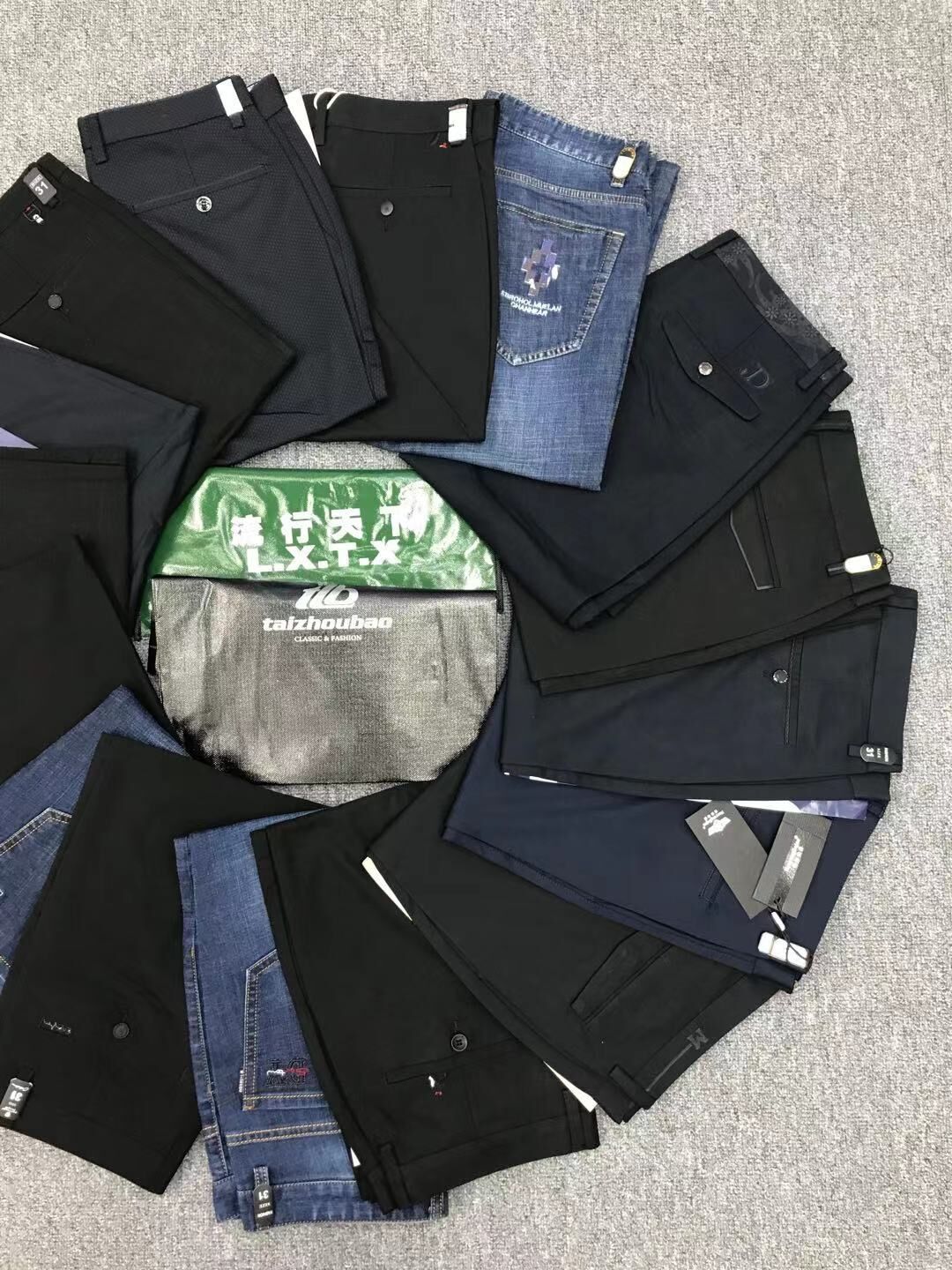 Shishi Thin section Casual pants brand Stock Poop The original single- quality goods Stall Bargains men's wear Discount Stores Source of goods