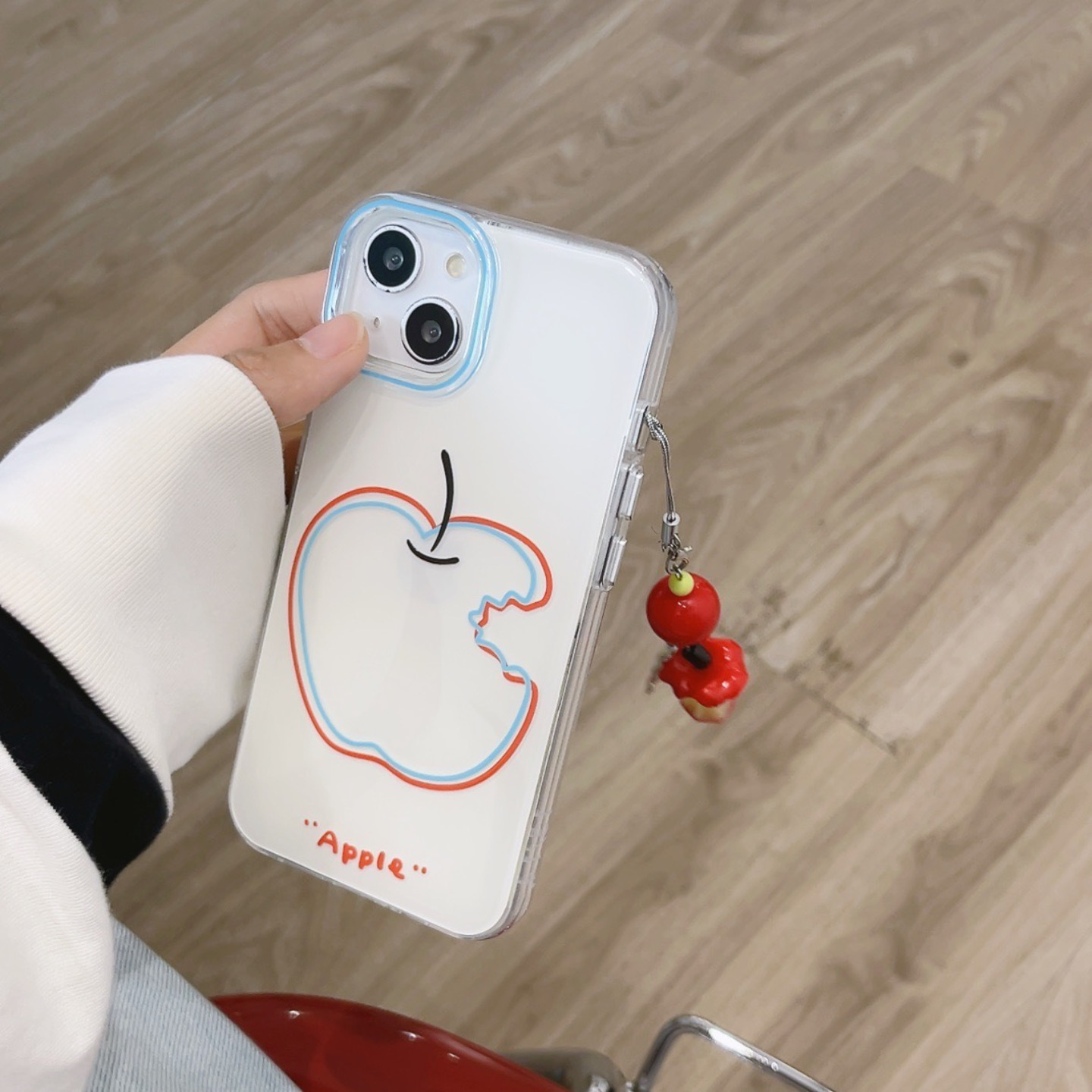 Línea simple de nicho Apple para iPhone 15ProMax Funda para teléfono móvil 16Pro Personalidad 14/13 Mujer 16PM