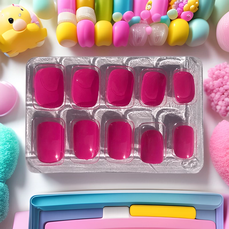 Обработка Индивидуальный детский накладной патч для ногтей Съемный Детский Патч для ногтей Игрушка для девочек Патч для ногтей OEM Индивидуальные