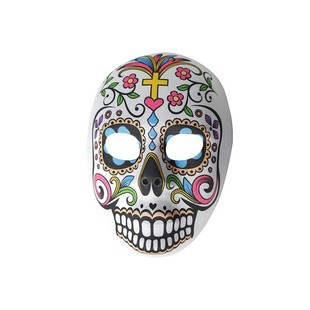 Halloween Party Masquerade Mask Mexican Day of the Dead Men and Women Classic Horror Mask Lightweight Decoration