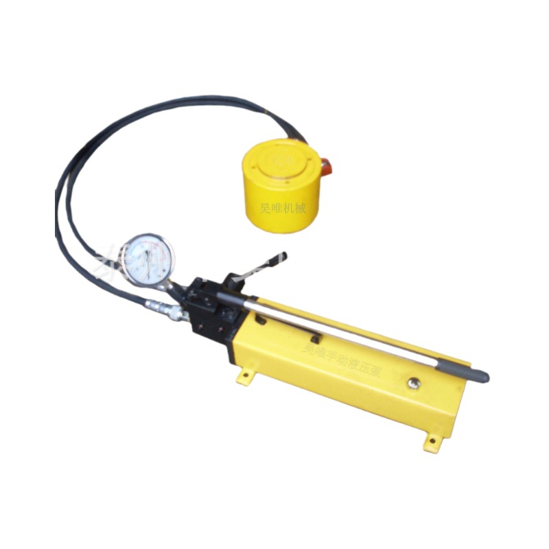 Gato hidráulico de operación multipunto de un solo circuito de aceite para reemplazo de cojinetes enanos delgados Gato hidráulico delgado