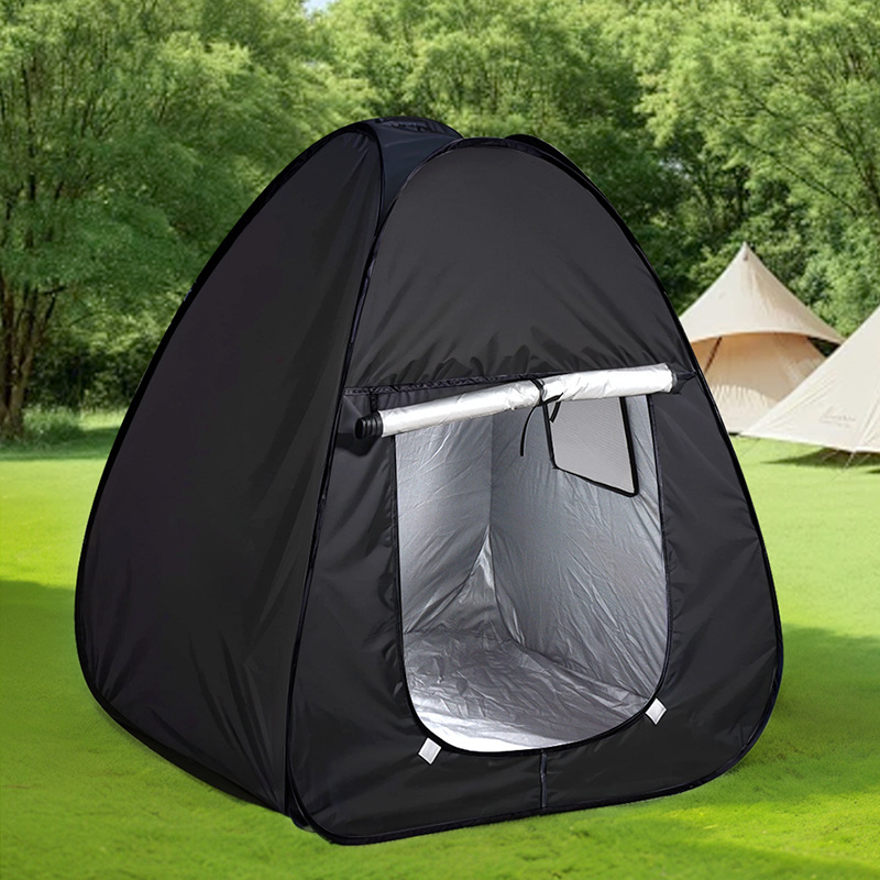 Childrens Sensory Playhouse Black Tent Light Blocking Foldable_voghion.com