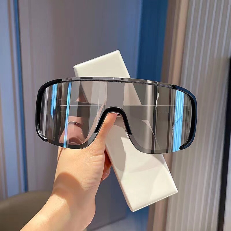 Oversized Frame Sunglasses, Outdoor Cycling Glasses, Mountaineering and Skiing Windproof Goggles, Sunglasses, Sun Protection Sports Sunglasses