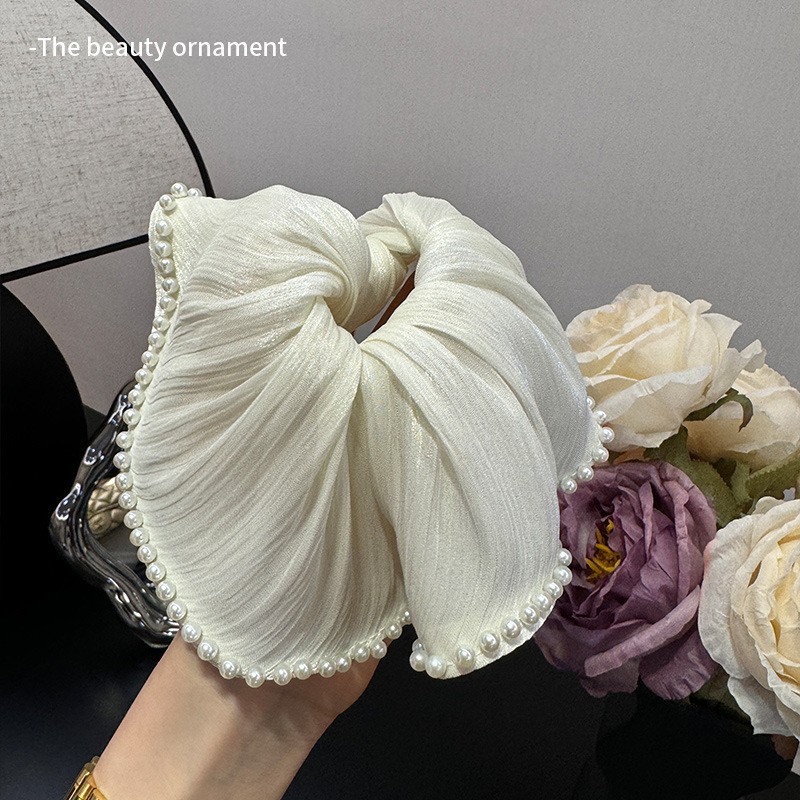 부드러운 천 비즈-베이지