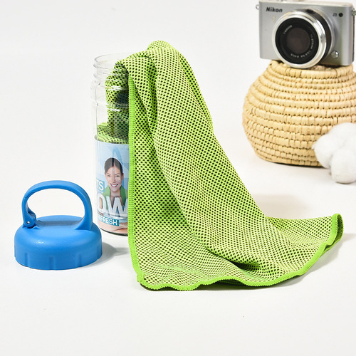 Factory supply woven fiber towel bag, cold sensation towel, summer cooling, ice cool towel, cooling outdoor, cool sensation sports towel