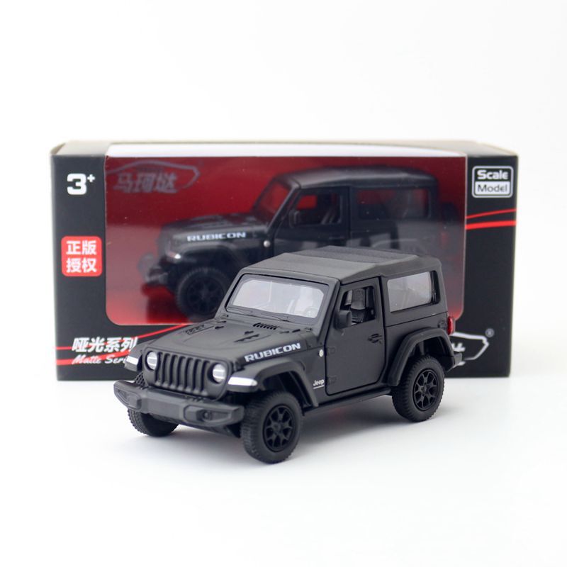 Yufeng Make 5 inch alloy car Jeep Wrangler Robin Hood off-road vehicle dumb color toy model Huili