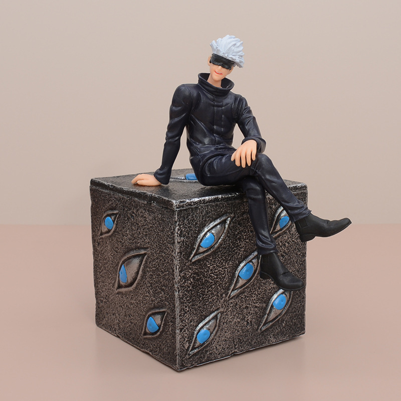 Jujutsu Kaisen Figure, Spell Seal, Special Grade Spell Object, Gojo Satoru, Pressed Face Model Figure, Boxed for Cross-Border Sale Jujutsu Kaisen Figure, Spell Seal, Special Grade Spell Object, Gojo Satoru, Pressed Face Model Figure, Boxed for Cross-Border Sale