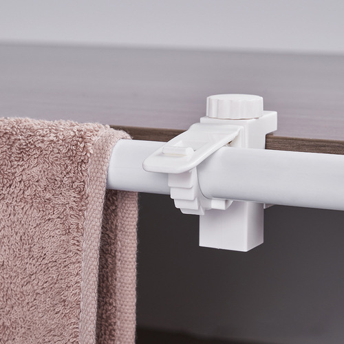 Japan KM.1151. Adjustable rod hanging clip, curtain shower curtain rod hanging clip, telescopic rod hanger, 2 pieces