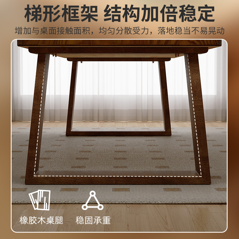 Escritorio de madera maciza, sala de estar, escritorio de computadora de oficina para el hogar para adultos, tira larga simple, escritorio de caligrafía grande, escritorio de escritura, banco de trabajo