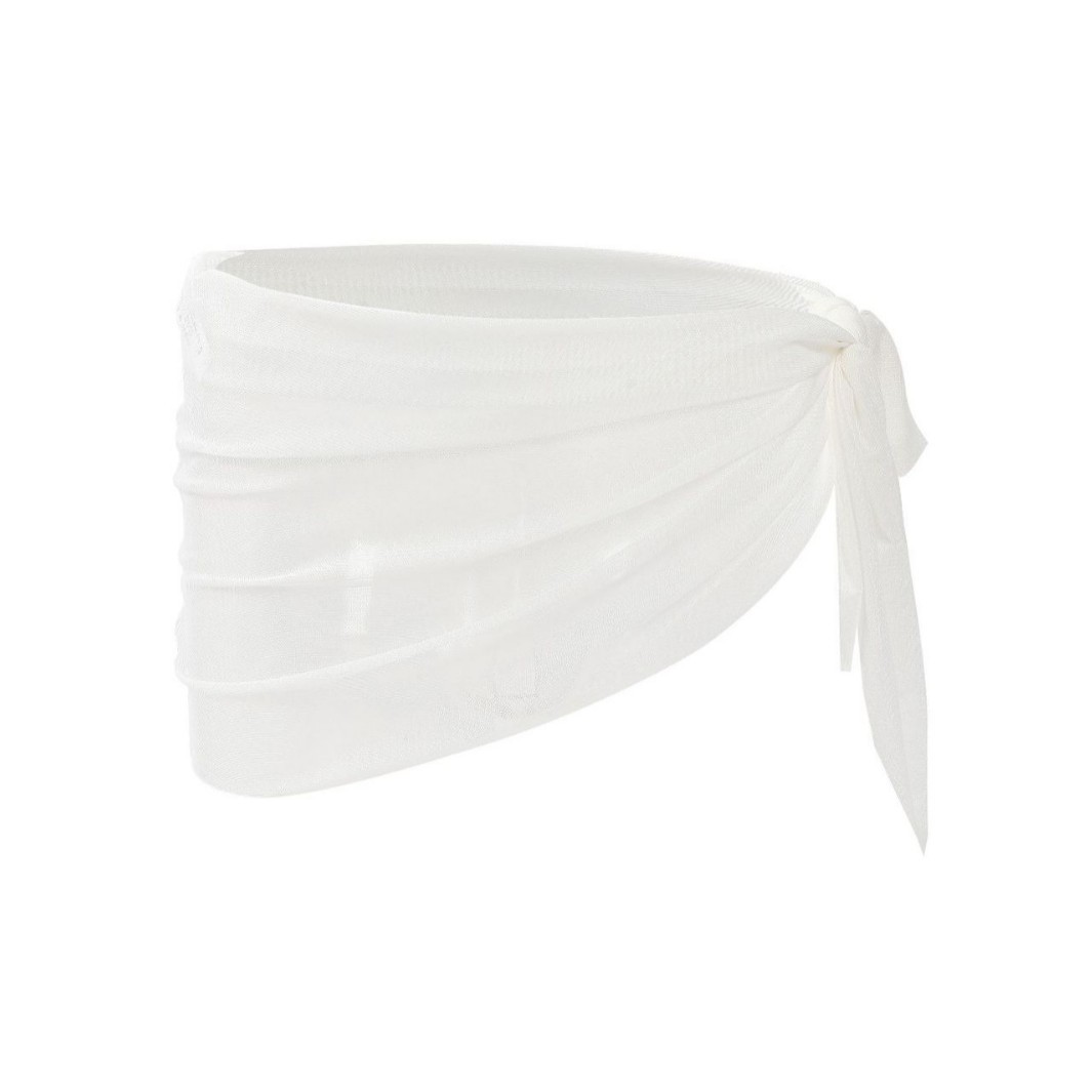 Nuovo set da quattro pezzi con camicetta irregolare con lacci laterali da donna TK245_voghion.com