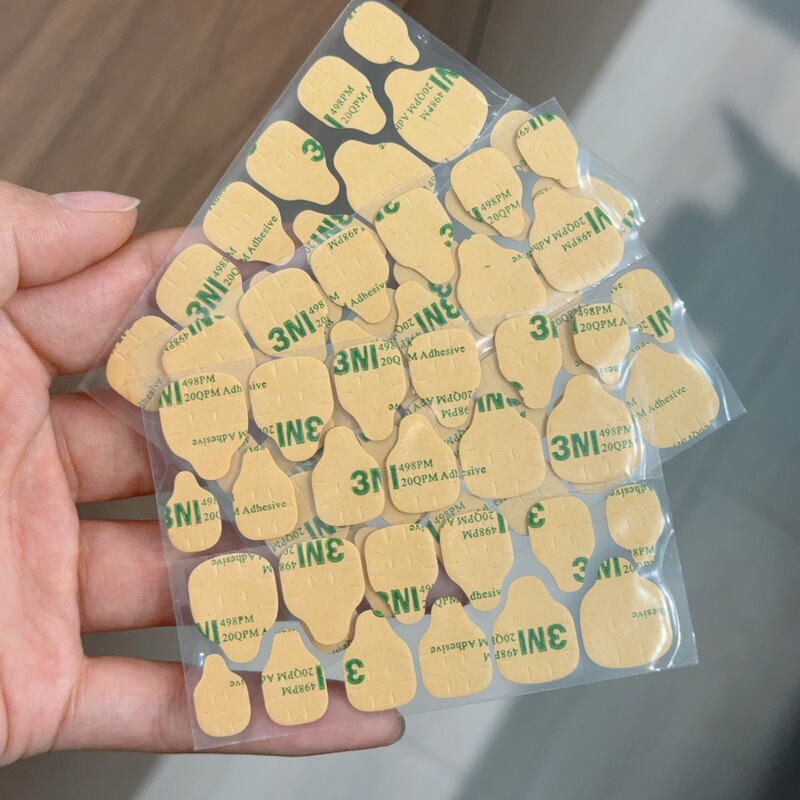 Upgraded Kraft Paper Jelly Glue for Wearable Nails, Super Sticky Fake Nails, Long-Lasting, Traceless, Removable Double-Sided Jelly Glue Upgraded Kraft Paper Jelly Glue for Wearable Nails, Super Sticky Fake Nails, Long-Lasting, Traceless, Removable Double-Sided Jelly Glue