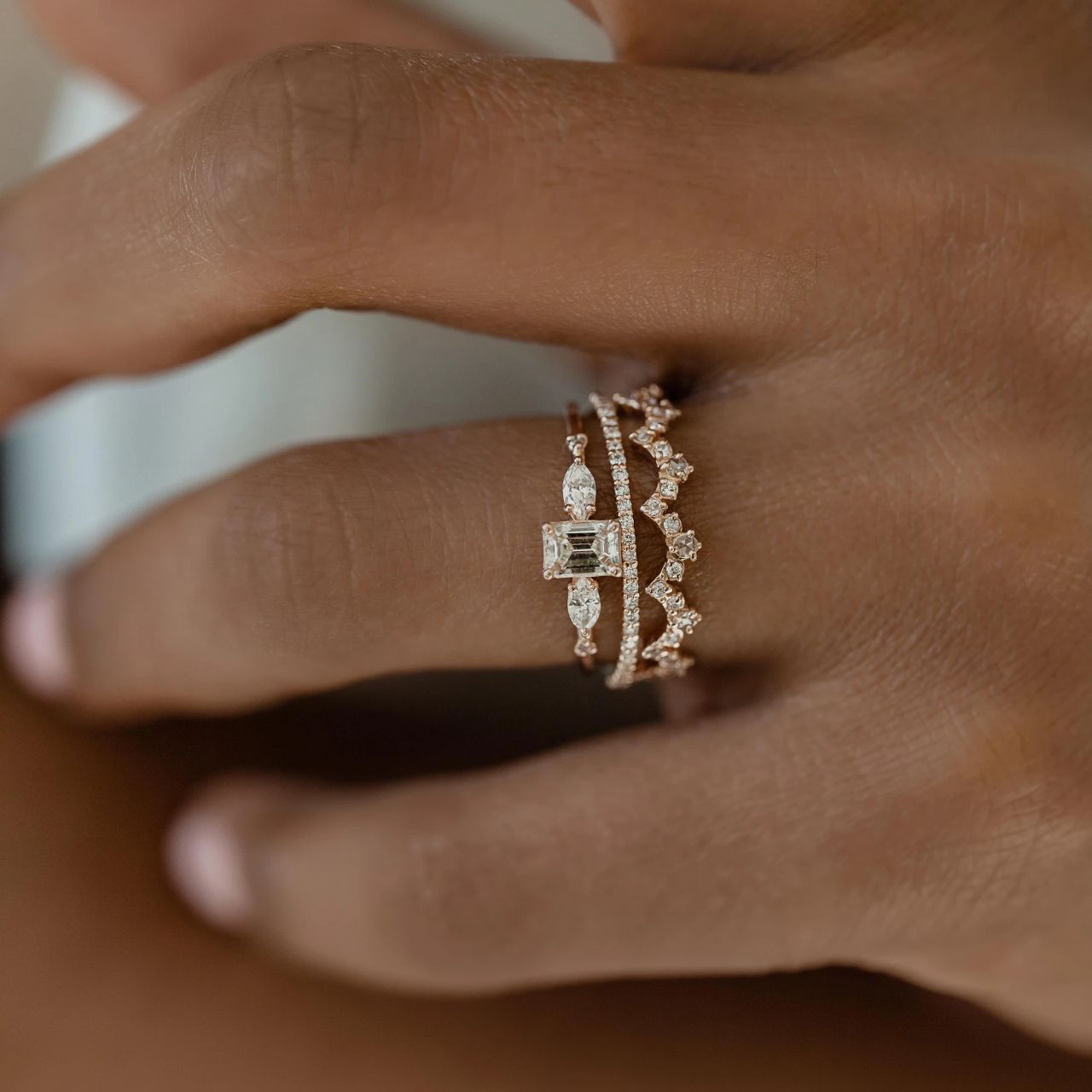 13g Weight Rings Classification 11, 5, 6 Ring Size 1 Set Quantity Casual, Street Occasion Alloy Material Geometric Pattern All Seasons Season Women's Gender Plating Design Classic Style Style 1 Set Classic Style Geometric Alloy Plating Women's Rings 7