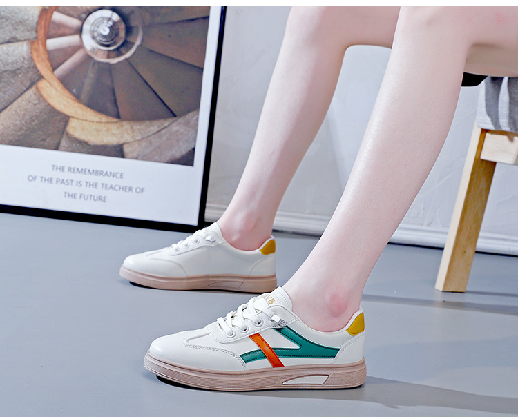 Kleine Witte Schoenen Dames S Lente Nieuwe Sport Koreaanse Versie Alle Match Student Platte Casual D_voghion.com